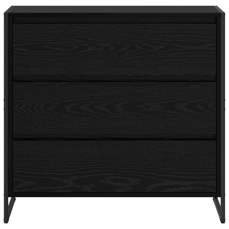Bufet Czarny Dąb 79 x 36 x 75.5 cm Materiał drewnopochodny