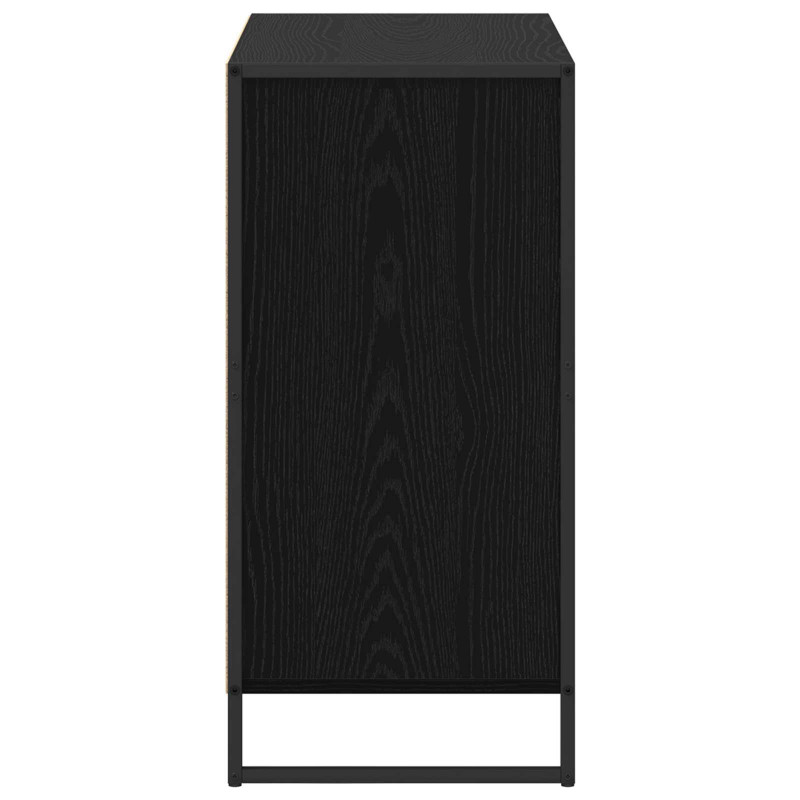 Bufet Czarny Dąb 79 x 36 x 75.5 cm Materiał drewnopochodny