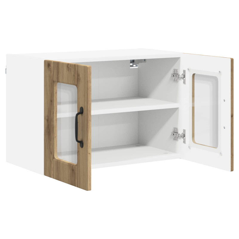 Szafka kuchenna z półką 2 pcs Dąb rzemieślniczy 60 x 31 x 40 cm