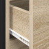 Bufet Sonoma 79 x 36 x 75.5 cm Materiał drewnopochodny