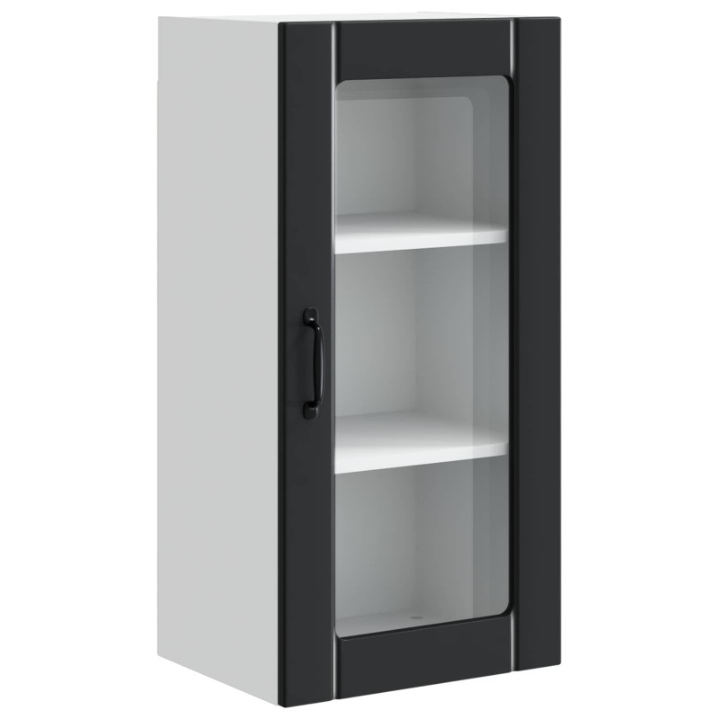 Szafka kuchenna Czarny 40 x 31 x 80 cm Materiał drewnopochodny