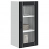 Szafka kuchenna z półką z drzwiami 2 pcs Czarny 40 x 31 x 80 cm