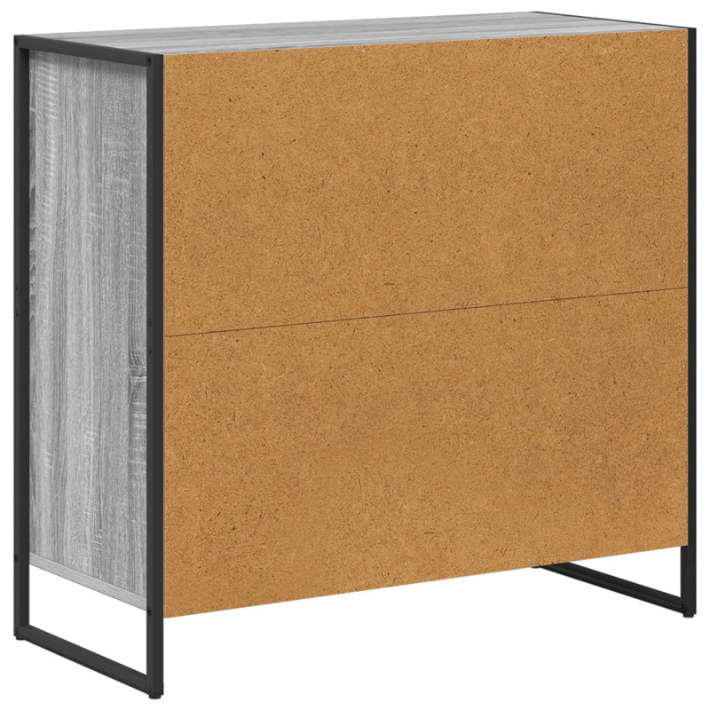 Bufet Szary Sonoma 79 x 36 x 75.5 cm Materiał drewnopochodny