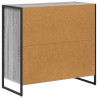 Bufet Szary Sonoma 79 x 36 x 75.5 cm Materiał drewnopochodny