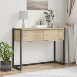 Stolik końcowy Sonoma 100 x 36 x 75 cm Materiał drewnopochodny