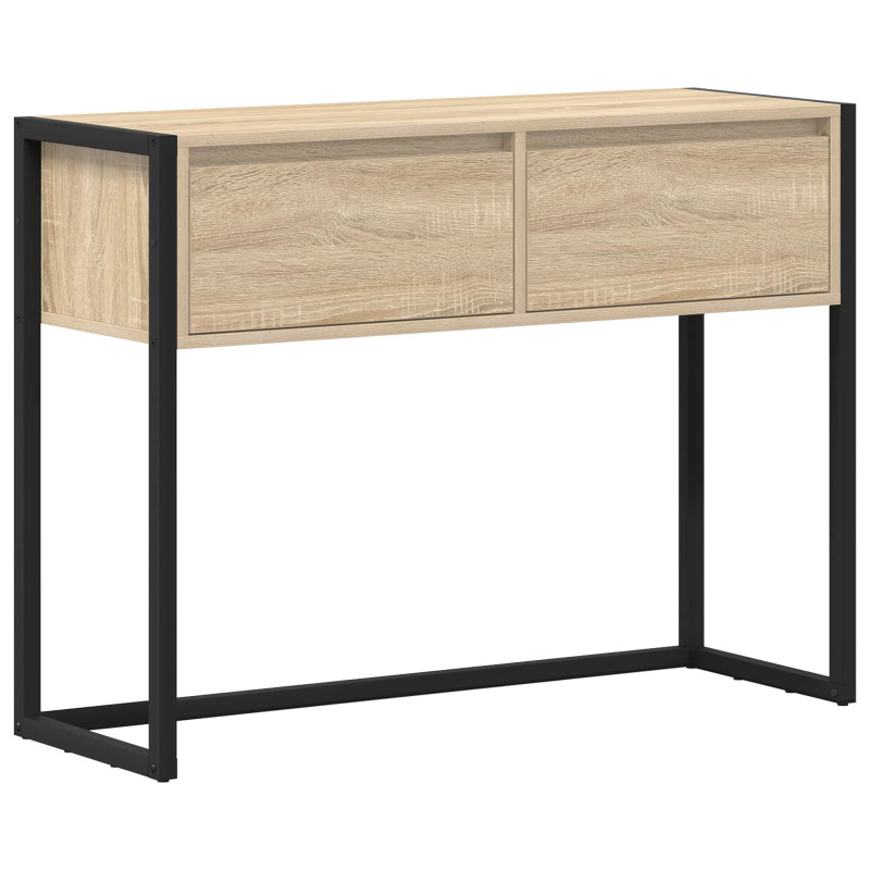Stolik końcowy Sonoma 100 x 36 x 75 cm Materiał drewnopochodny