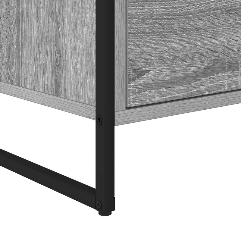 Bufet Szary Sonoma 79 x 36 x 75.5 cm Materiał drewnopochodny