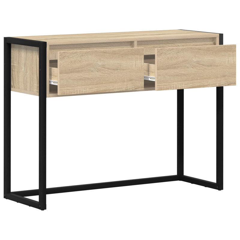 Stolik końcowy Sonoma 100 x 36 x 75 cm Materiał drewnopochodny