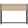 Stolik końcowy Sonoma 100 x 36 x 75 cm Materiał drewnopochodny