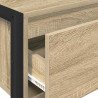 Stolik końcowy Sonoma 100 x 36 x 75 cm Materiał drewnopochodny