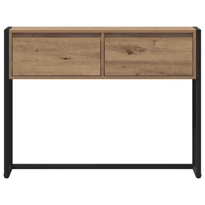 Stolik końcowy z szufladą Dąb rzemieślniczy 100 x 36 x 75 cm