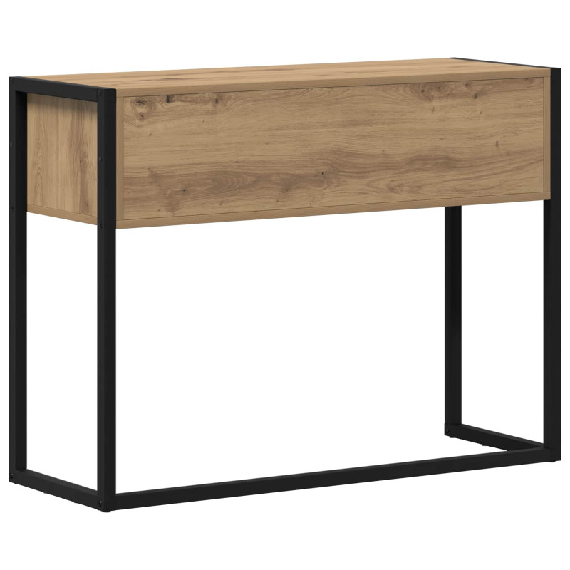 Stolik końcowy z szufladą Dąb rzemieślniczy 100 x 36 x 75 cm