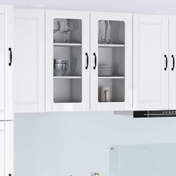 Szafka kuchenna 2 pcs Wysoki połysk biały 40 x 31 x 80 cm