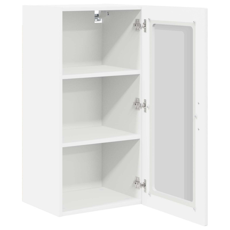 Szafka kuchenna 2 pcs Wysoki połysk biały 40 x 31 x 80 cm