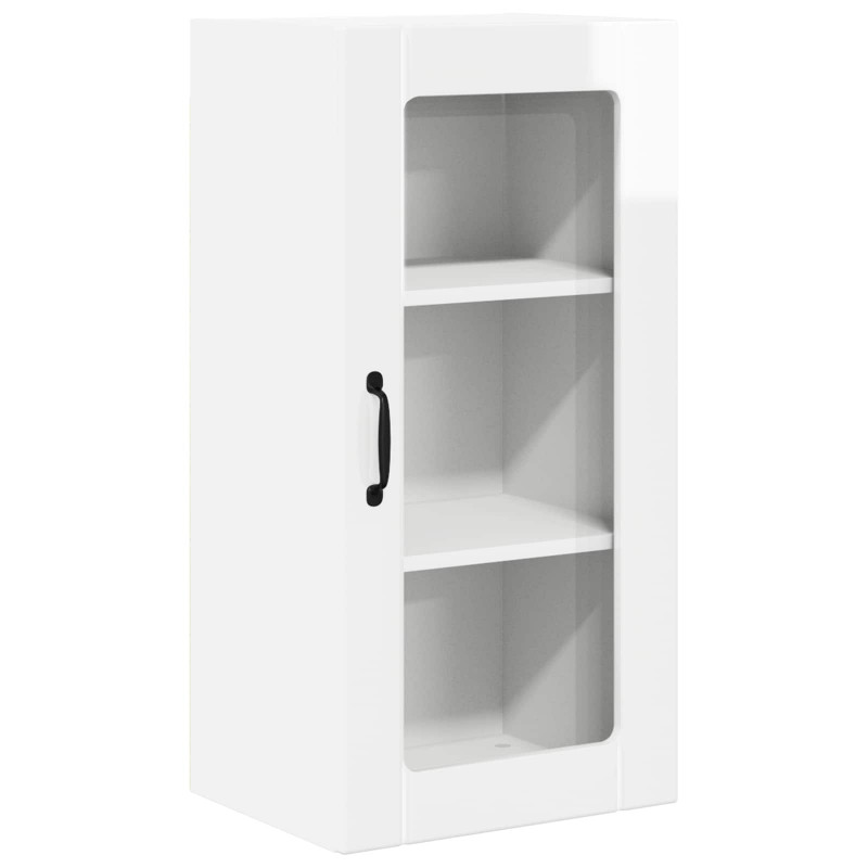 Szafka kuchenna 2 pcs Wysoki połysk biały 40 x 31 x 80 cm