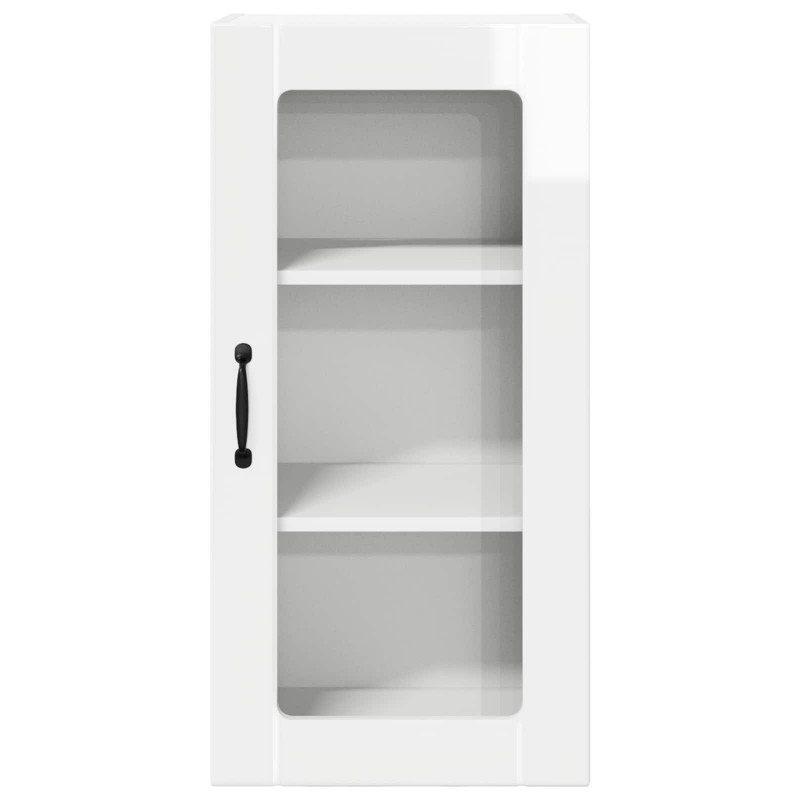 Szafka kuchenna 2 pcs Wysoki połysk biały 40 x 31 x 80 cm