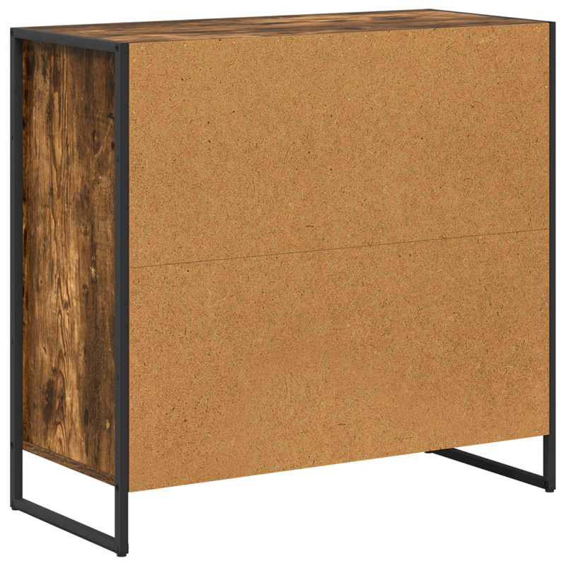 Szafka boczna Dąb dymny 79 x 36 x 75 cm Materiał drewnopochodny