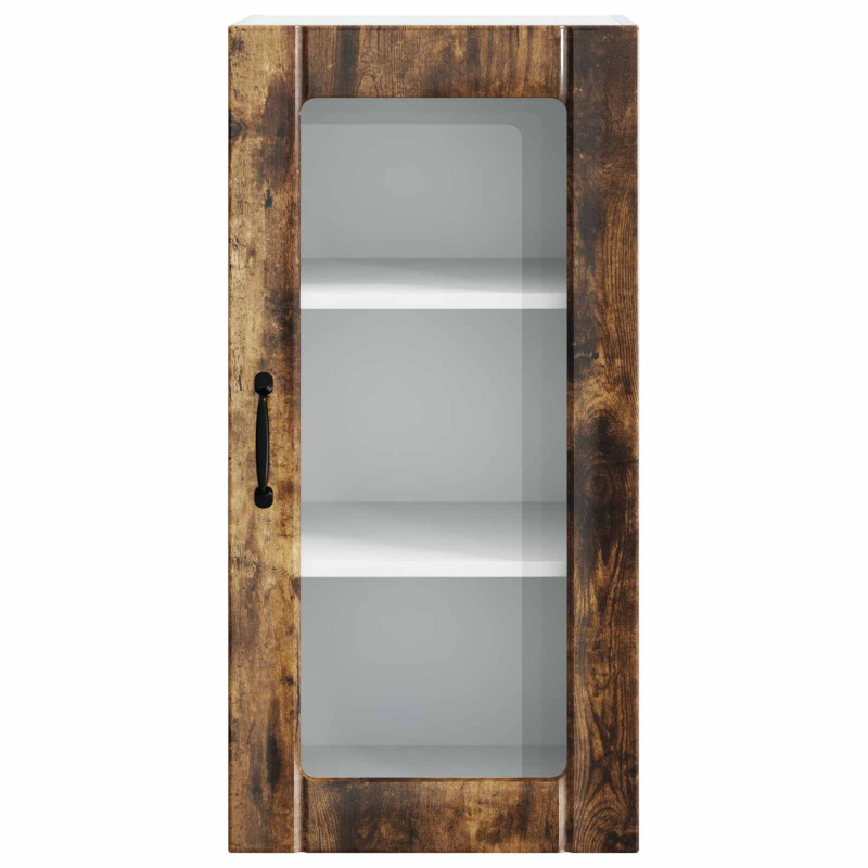 Szafka kuchenna z półką 2 pcs Dąb wędzony 40 x 31 x 80 cm