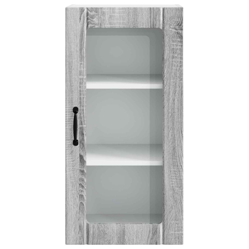 Szafka kuchenna z półką 2 pcs Szary Sonoma 40 x 31 x 80 cm