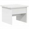 Stolik kawowy Biały 55 x 54,5 x 45 cm Materiał drewnopochodny