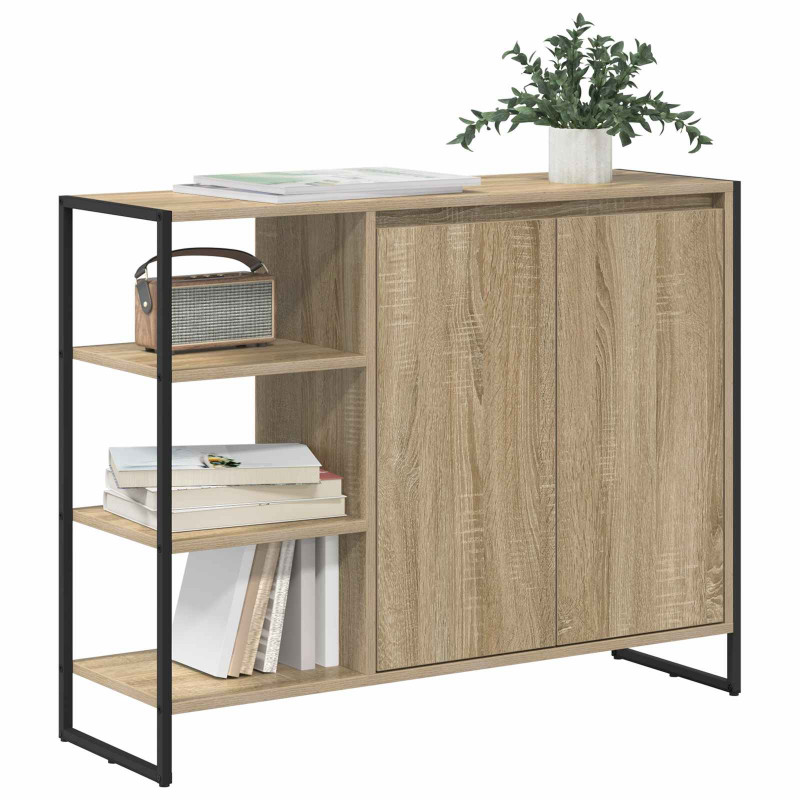 Szafka boczna Sonoma 96.5 x 30 x 75 cm Materiał drewnopochodny