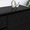 Szafka pod telewizor z szufladą Czarny Dąb 100 x 36 x 49.5 cm