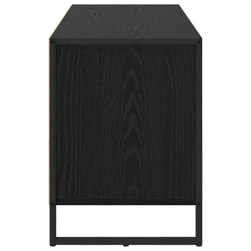 Szafka pod telewizor z szufladą Czarny Dąb 100 x 36 x 49.5 cm