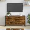 Szafka pod telewizor z szufladą Dąb dymny 100 x 36 x 49.5 cm