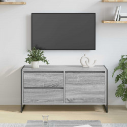 Szafka pod telewizor z szufladą Szary Sonoma 100 x 36 x 49.5 cm