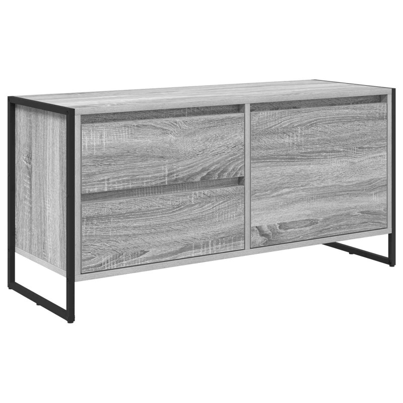 Szafka pod telewizor z szufladą Szary Sonoma 100 x 36 x 49.5 cm