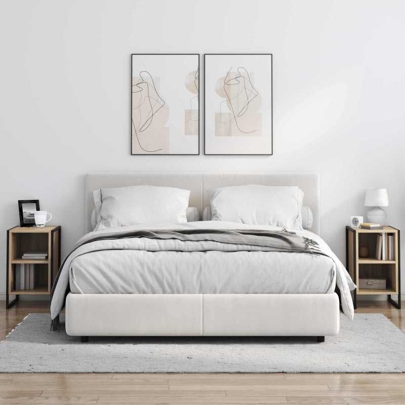 Stolik nocny 2 pcs Sonoma 39.5 x 30 x 50 cm