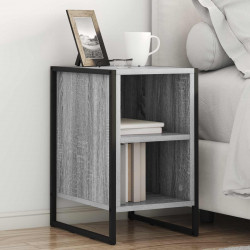 Stolik nocny 2 pcs Szary Sonoma 39.5 x 30 x 50 cm
