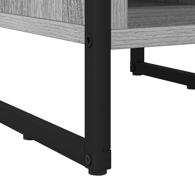 Stolik nocny 2 pcs Szary Sonoma 39.5 x 30 x 50 cm