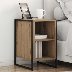 Stolik nocny 2 pcs Dąb rzemieślniczy 39.5 x 30 x 50 cm
