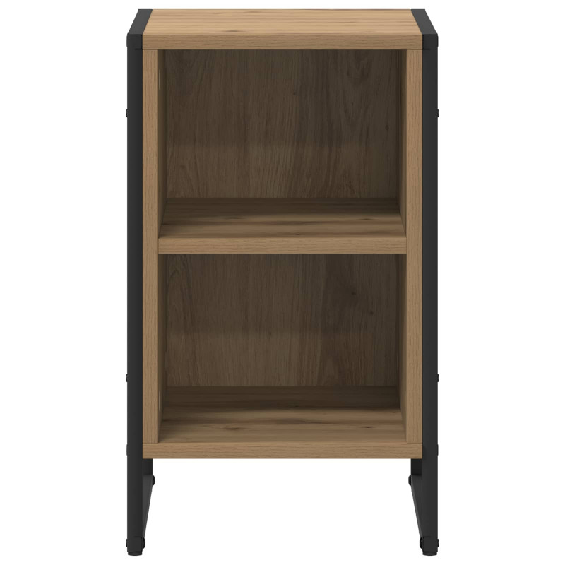 Stolik nocny 2 pcs Dąb rzemieślniczy 39.5 x 30 x 50 cm