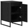 Stolik nocny 2 pcs Czarny Dąb 39,5 x 30 x 50 cm