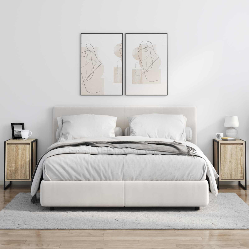 Stolik nocny Sonoma 39,5 x 30 x 50 cm Materiał drewnopochodny