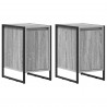 Stolik nocny 2 pcs Szary Sonoma 39,5 x 30 x 50 cm