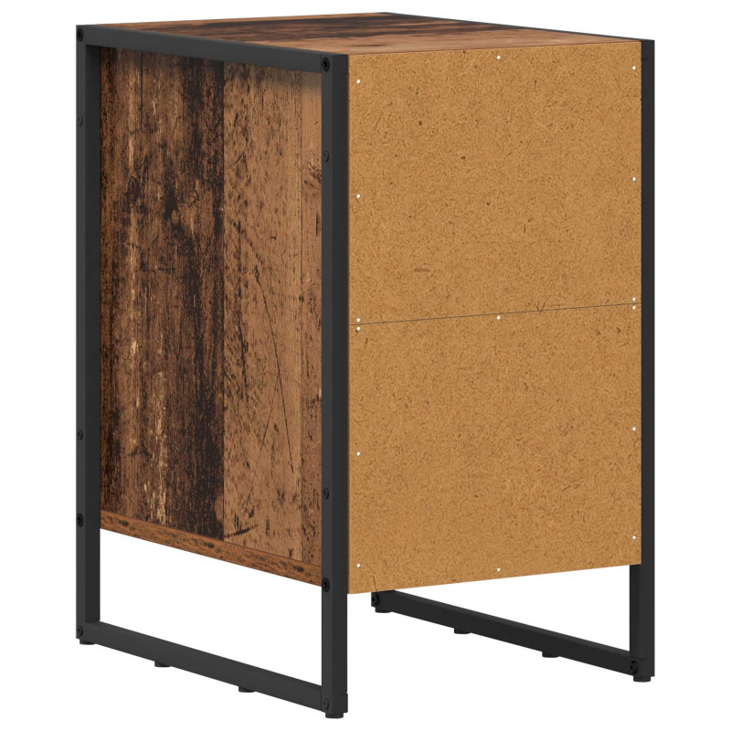 Stolik nocny 2 pcs Stare drewno 39,5 x 30 x 50 cm