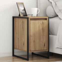 Stolik nocny 2 pcs Dąb rzemieślniczy 39,5 x 30 x 50 cm