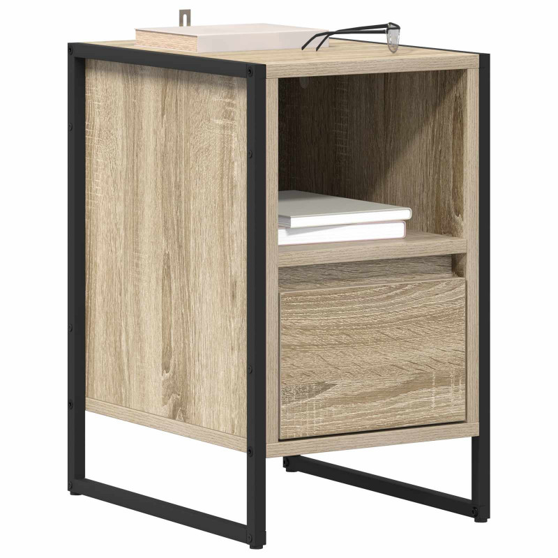 Stolik nocny Sonoma 39,5 x 30 x 50 cm Materiał drewnopochodny