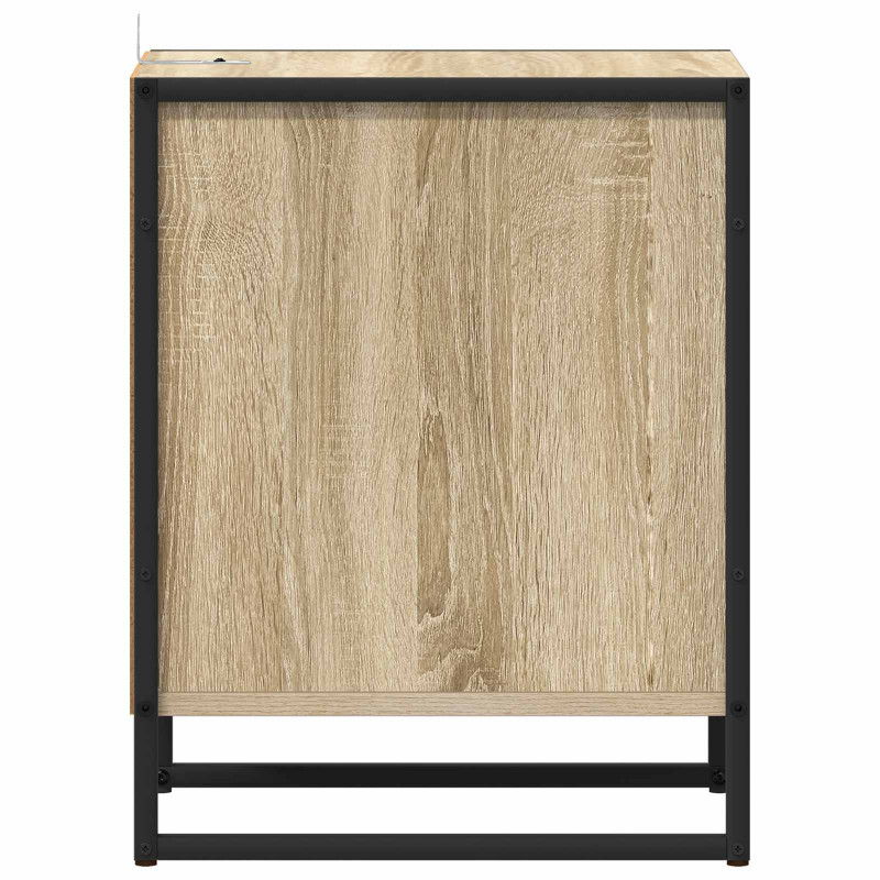 Stolik nocny Sonoma 39,5 x 30 x 50 cm Materiał drewnopochodny