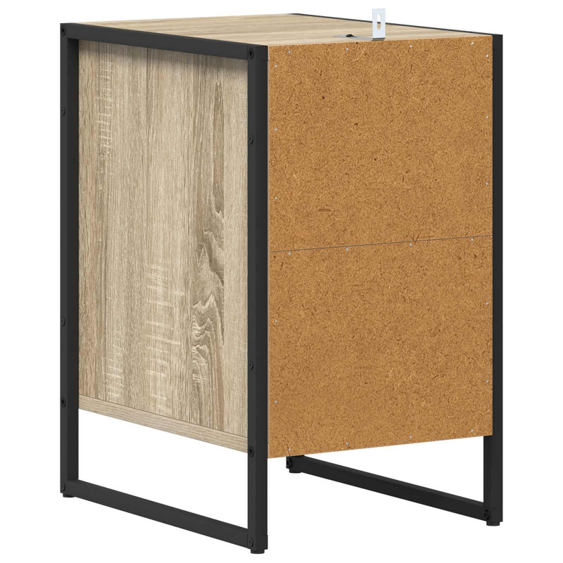 Stolik nocny Sonoma 39,5 x 30 x 50 cm Materiał drewnopochodny