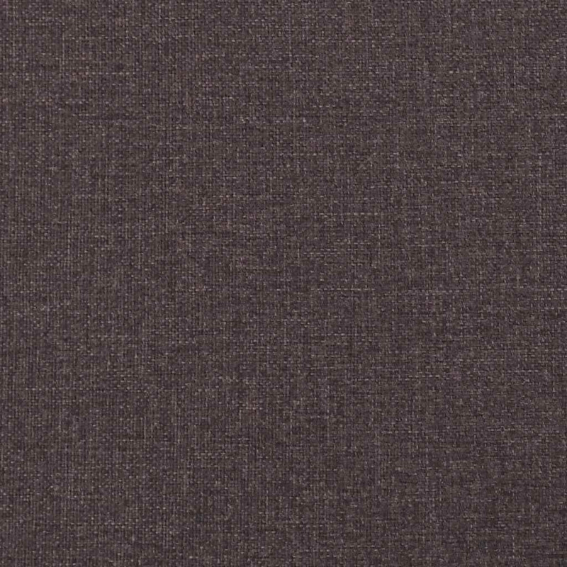 Łóżko kontynentalne z materacem, brązowe, tkanina, 120x200 cm