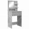 Toaletki do sypialni z półką Betonowy szary 80 x 39,6 x 135 cm