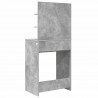 Toaletki do sypialni z półką Betonowy szary 80 x 39,6 x 135 cm