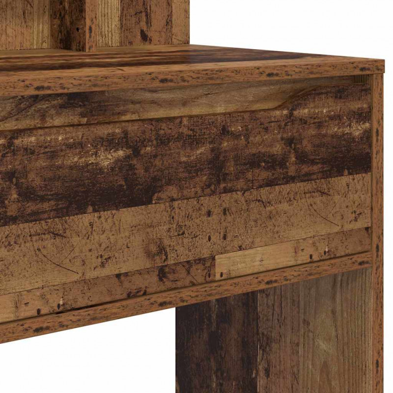 Toaletki do sypialni z szufladą Stare drewno 80 x 39,6 x 135 cm