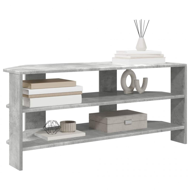 RogowaSzafkanaTelewizor Betonowy szary 102x40,5x45cm