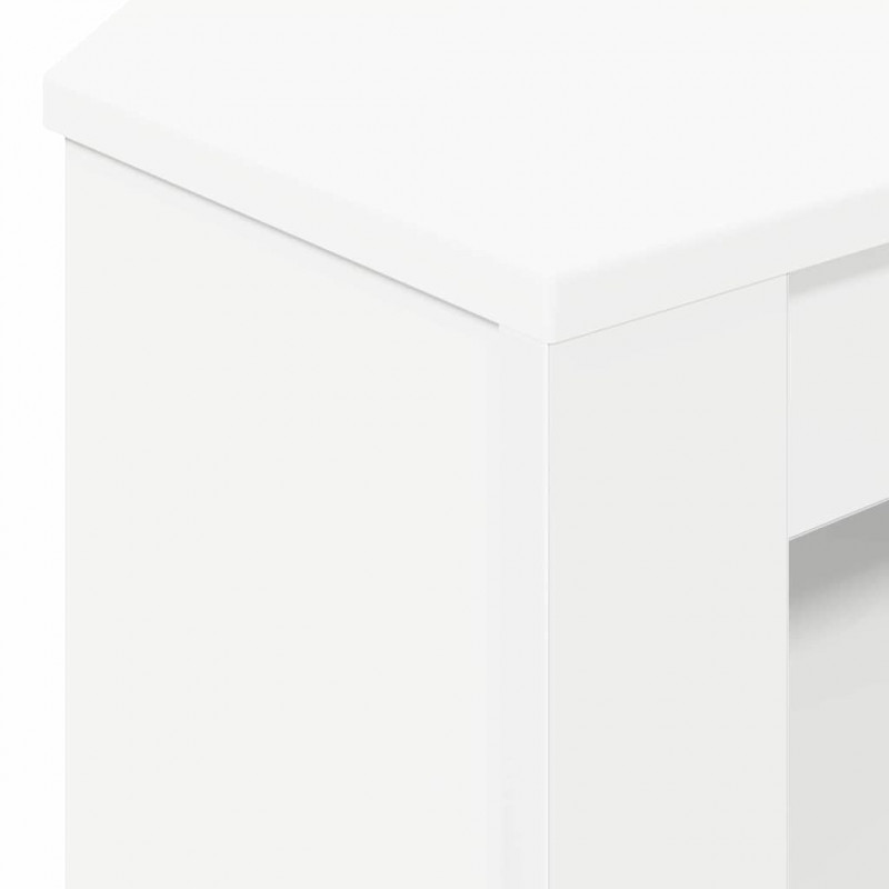 RogowaSzafkanaTelewizor Biały 102 x 40,5 x 45 cm
