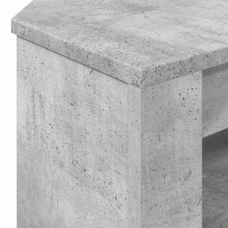 RogowaSzafkanaTelewizor Betonowy szary 102 x 40,5 x 45 cm
